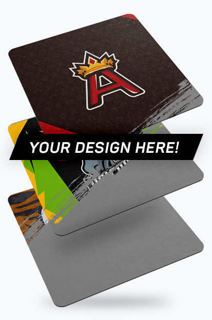 100% personalized, fully printed E-sport mousepad from Gamer Clinic
