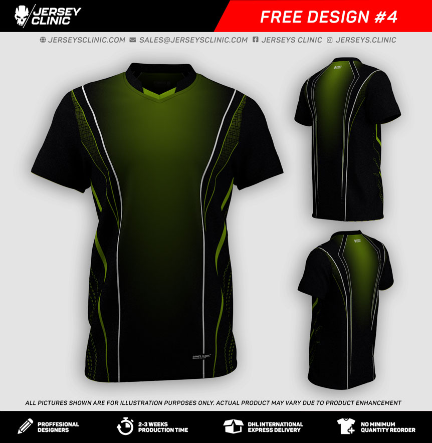 100% Personalized E-sport Jersey with 