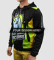 100% personalized, fully printed Zip Hoodie from Jersey Clinic